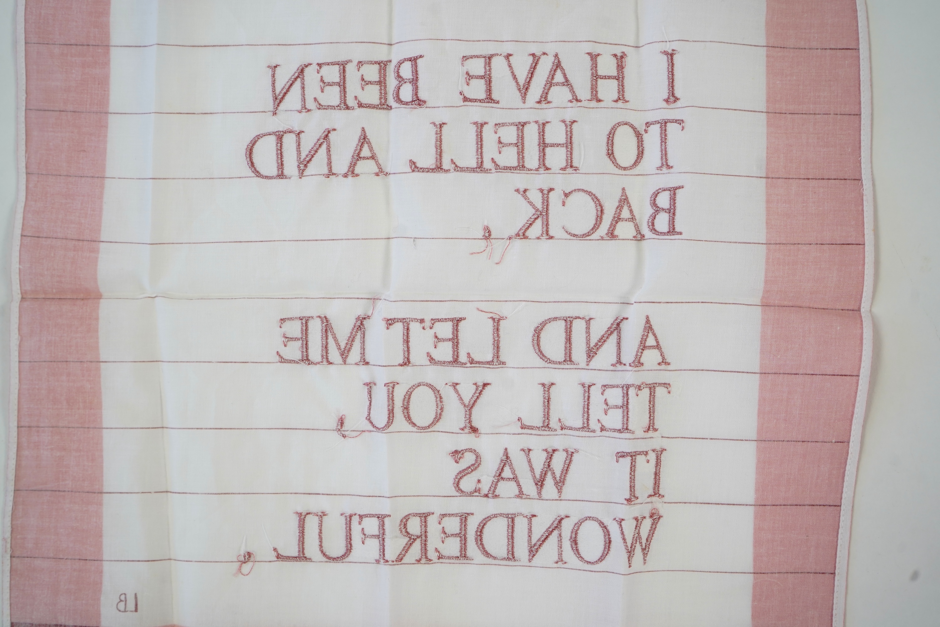 Louise Bourgeois, French/American 1911-2010, 'I Have Been to Hell and Back'